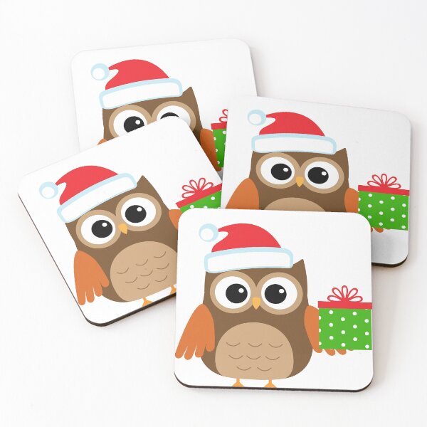 Item preview, Simple and Beautiful Owl with the Christmas Gift | Best GRD Designs designed and sold by Best-GRD.