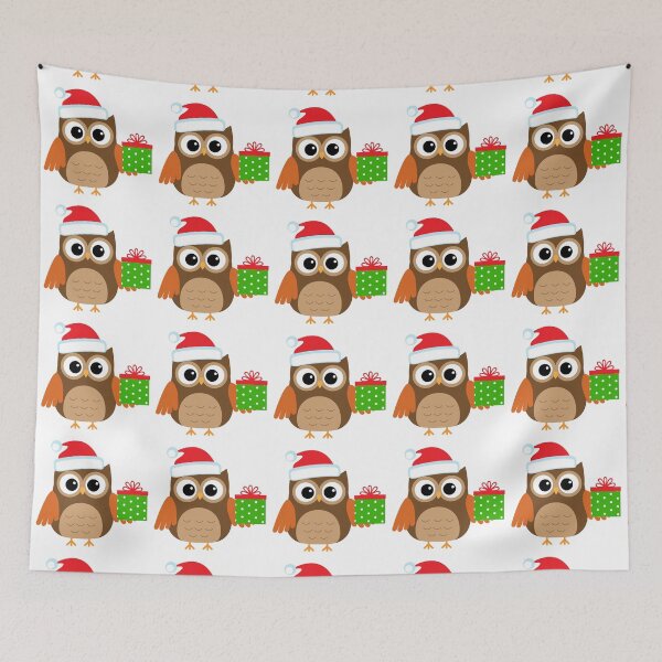 Item preview, Simple and Beautiful Owl with the Christmas Gift | Best GRD Designs designed and sold by Best-GRD.