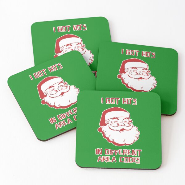 Item preview, I Got Ho's in Different Area Codes Funny Santa Xmas Christmas designed and sold by TeeRock.