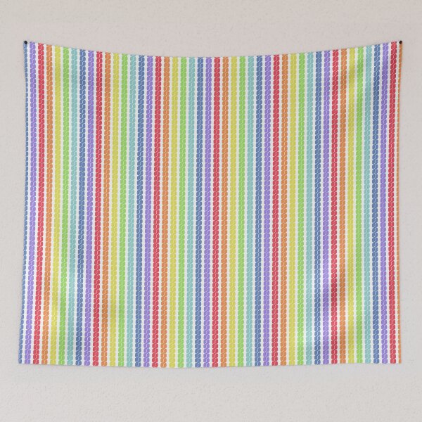 Item preview, rainbow plait seamless pattern designed and sold by illucesco.