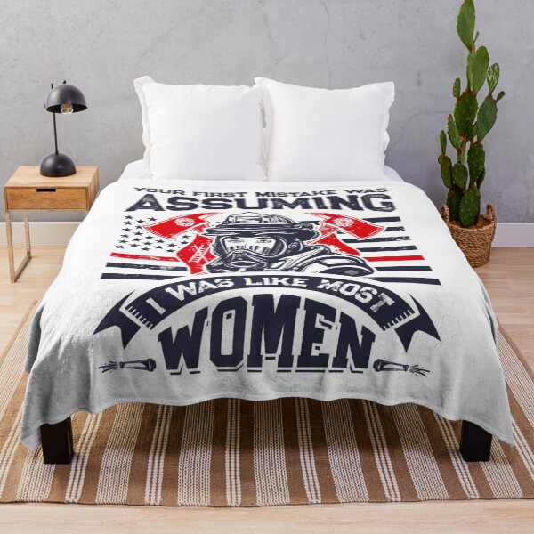 Item preview, Pride Work Your First Mistake Was Assuming Funny Firefighter Women designed and sold by UTVankdesign.