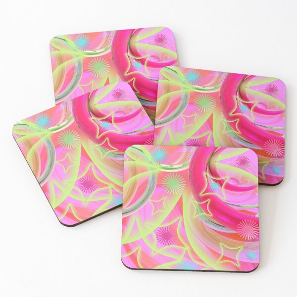 Item preview, Floating among Pink Jelly Rings designed and sold by anneliesfineart.