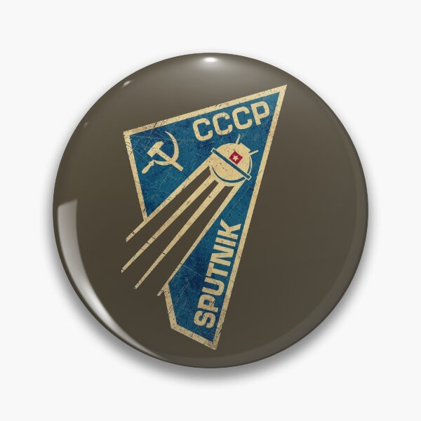 Item preview, CCCP Soviet Satellite Sputnik - Vintage Blue designed and sold by Lidra Zehcnas.