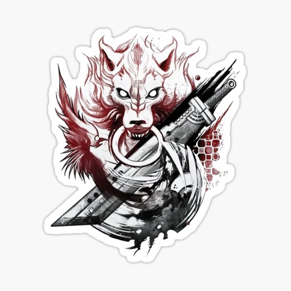 Amano Homage Final Fantasy Sticker