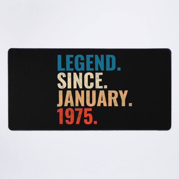 Item preview, Legend Since January 1975 Retro Vintage designed and sold by Teelogic.