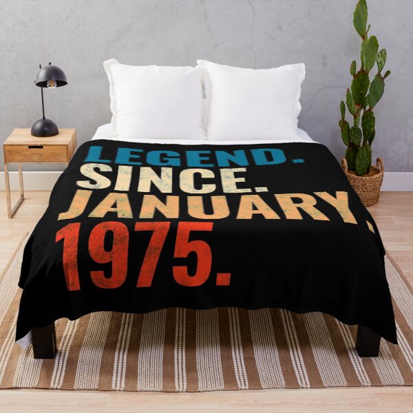 Item preview, Legend Since January 1975 Retro Vintage designed and sold by Teelogic.