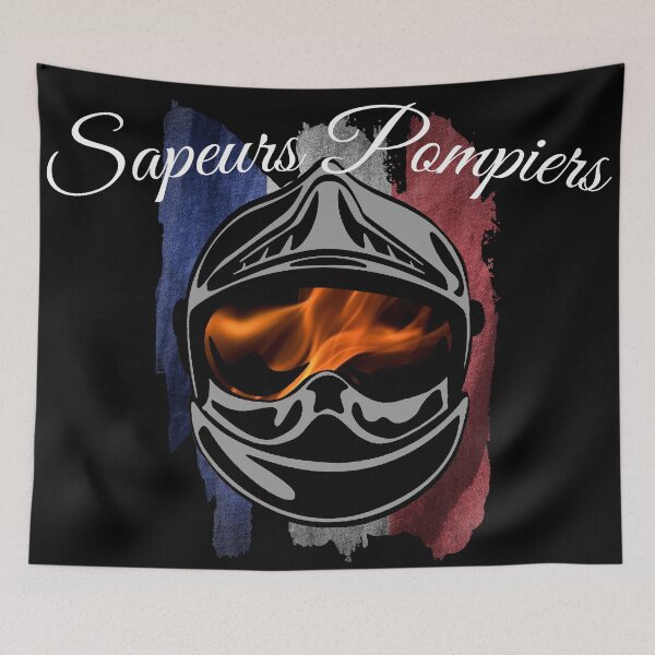 Item preview, Sapeurs Pompiers De France Helmet Firefighter Volunteer Firefighter Pride Honor Fatherland Courage designed and sold by jmc-aas.