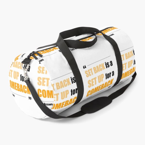Item preview, Set Back is a Set Up for a Comeback - Les Brown - Motivational Quote designed and sold by NGAGE "LIVE LIFE".