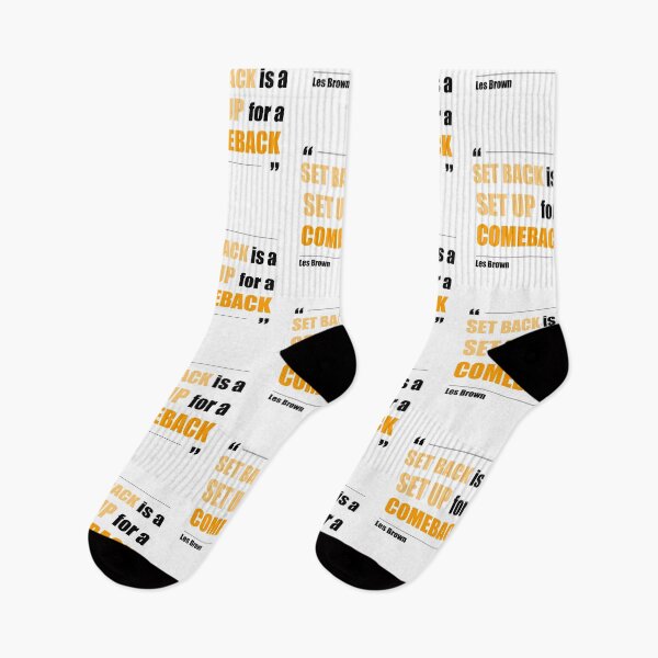 Item preview, Set Back is a Set Up for a Comeback - Les Brown - Motivational Quote designed and sold by NGAGE "LIVE LIFE".