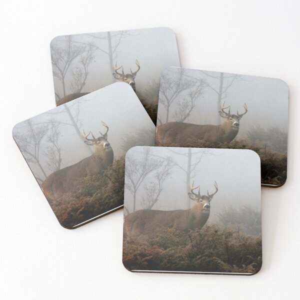 Item preview, Buck in fog - White-tailed Deer designed and sold by James Cumming.