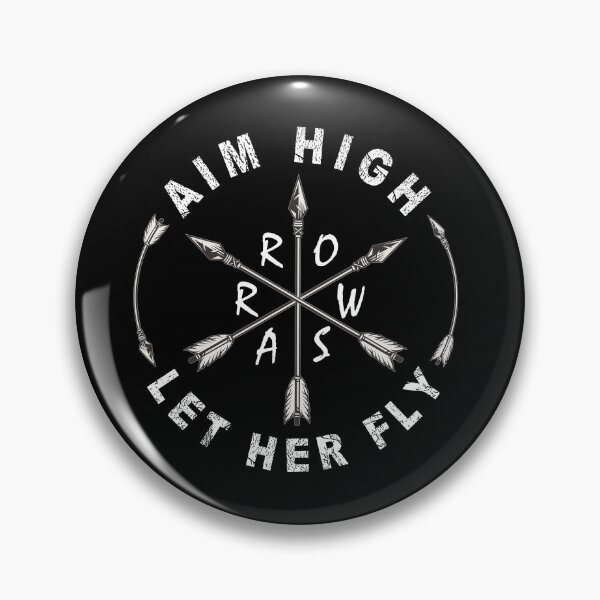 Item preview, Archery Saying - Aim High Let Her Fly  designed and sold by cartyourchoice.