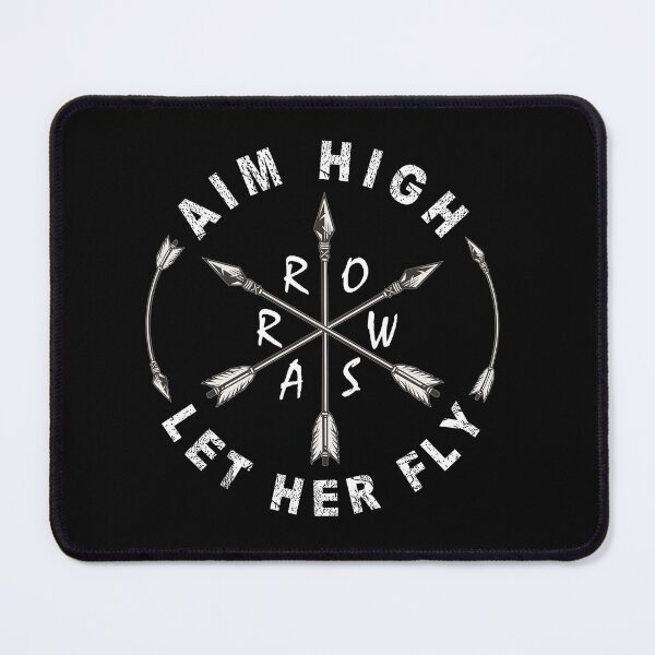 Item preview, Archery Saying - Aim High Let Her Fly designed and sold by cartyourchoice.