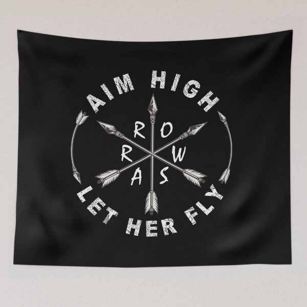 Item preview, Archery Saying - Aim High Let Her Fly  designed and sold by cartyourchoice.