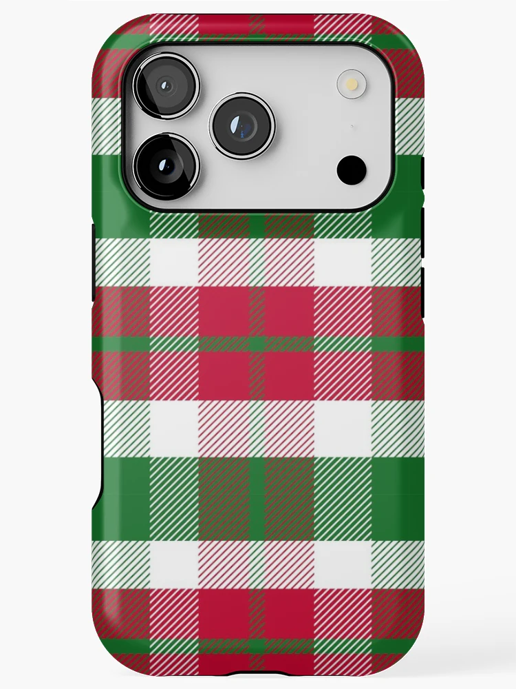 tartan christmas pattern plaid red green and white stripes