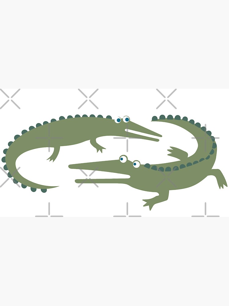American Alligators and Roseate Spoonbills - cute animal pattern by Cecca Designs by Cecca-Designs
