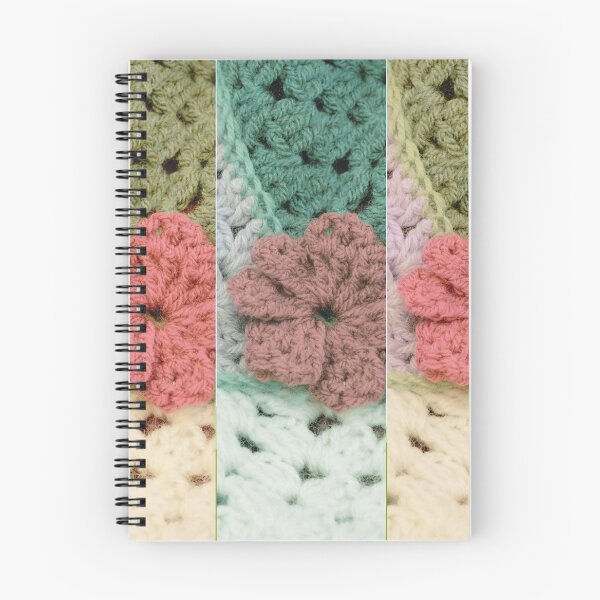 Item preview, flowering Crochet  pattern - pink & blue designed and sold by Amalzaki.