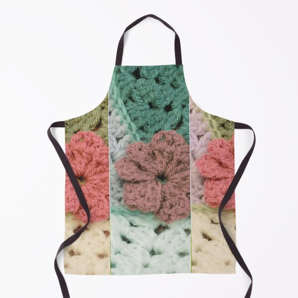 Item preview, flowering Crochet pattern - pink & blue designed and sold by Amalzaki.