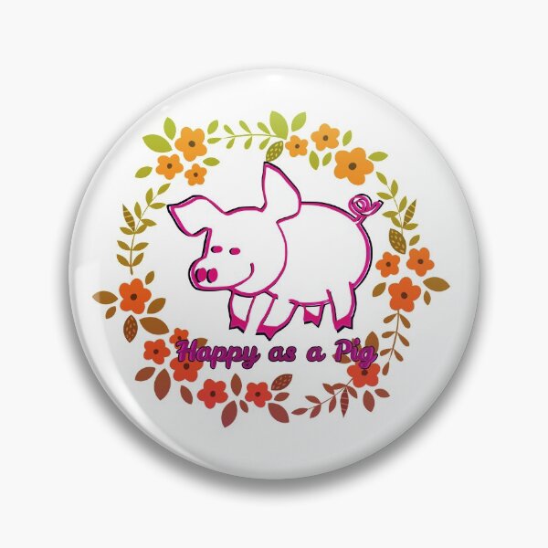 Item preview, Happy as a Pig Gifts designed and sold by Willyboy16.