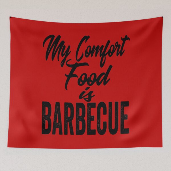 Item preview, My comfort food is barbecue-grilling. designed and sold by DesignedBySnip.