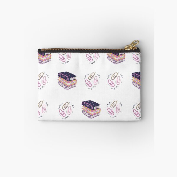 Item preview, Book pattern and cute paper clips designed and sold by Amalzaki.