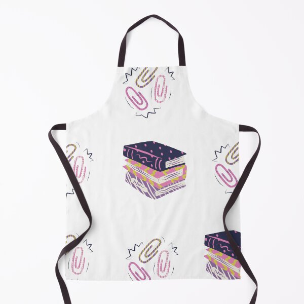 Item preview, Book pattern and cute paper clips designed and sold by Amalzaki.