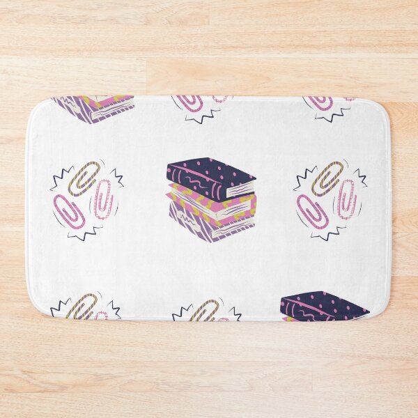 Item preview, Book pattern and cute paper clips designed and sold by Amalzaki.
