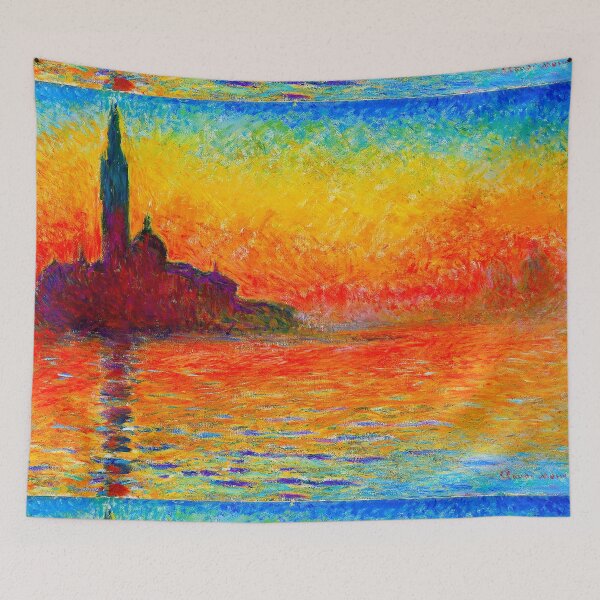 Item preview, San Giorgio Maggiore at Dusk by Claude Monet designed and sold by SimpleJoyStyle.