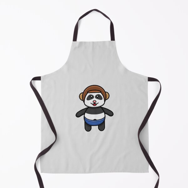 Item preview, Sticker and Label Of Cute Baby Panda Wearing Helmet designed and sold by tedykurniawan12.