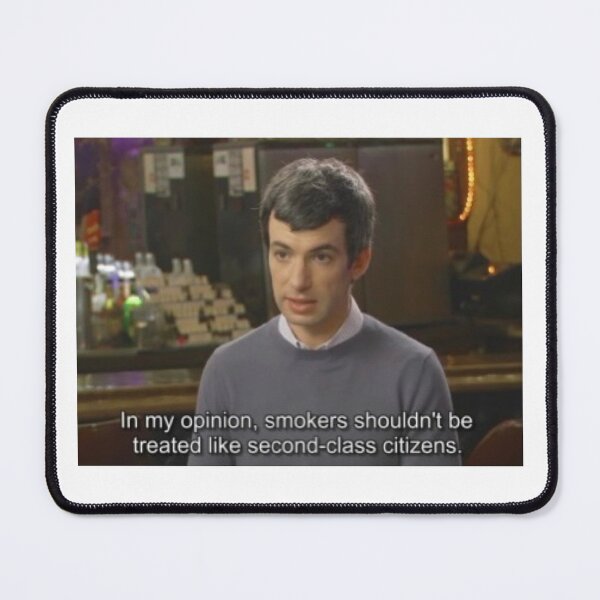 Item preview, Nathan for You Smokers Allowed designed and sold by Dalaura.