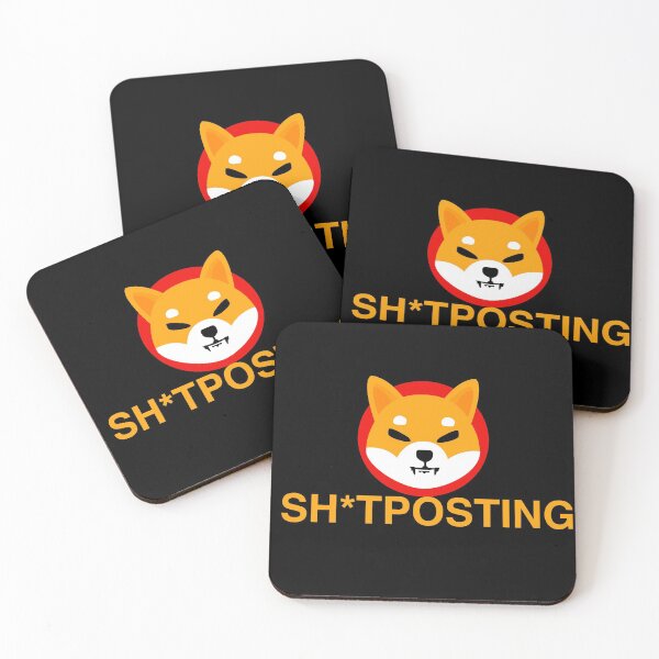 Item preview, SH*TPOSTING Logo Cryptocurrency SHIBA INU Coin Crypto - Cute Shib SHIBARMY x9999 designed and sold by andrei49387.