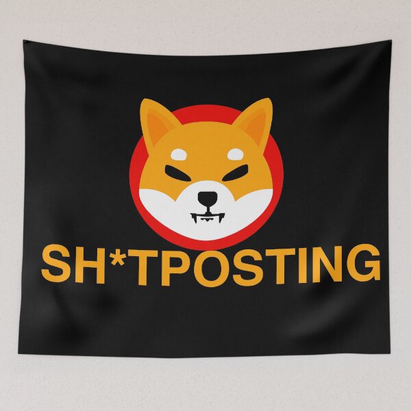 Item preview, SH*TPOSTING Logo Cryptocurrency SHIBA INU Coin Crypto - Cute Shib SHIBARMY x9999 designed and sold by andrei49387.