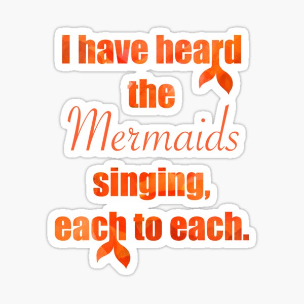 Mermaids Singing Sticker