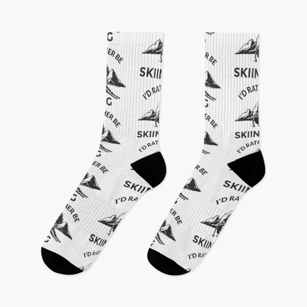 Item preview, Id Rather Be Skiing - Skier Gift, Winter Sport designed and sold by Blok45.