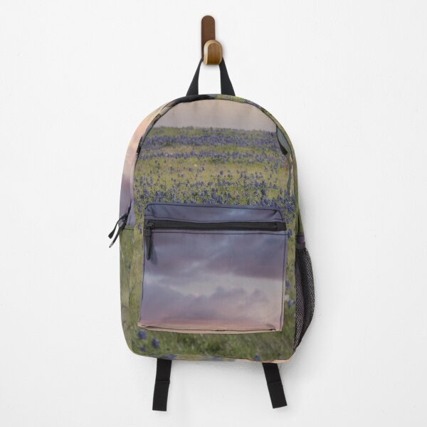 Item preview, Paint horse pastel sunset purple lupin bluebonnets designed and sold by BerryvineImage.