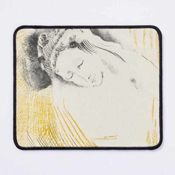 Item preview, The  Shulamite (1897) by Odilon Redon.  designed and sold by dusie.