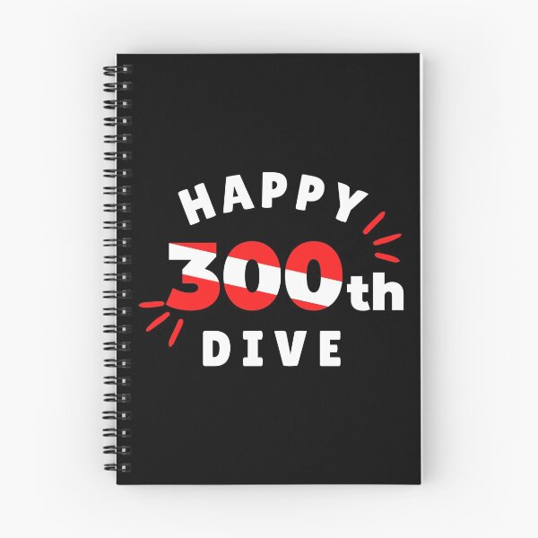Item preview, Happy 300th Dive designed and sold by StudioAquaLumos.