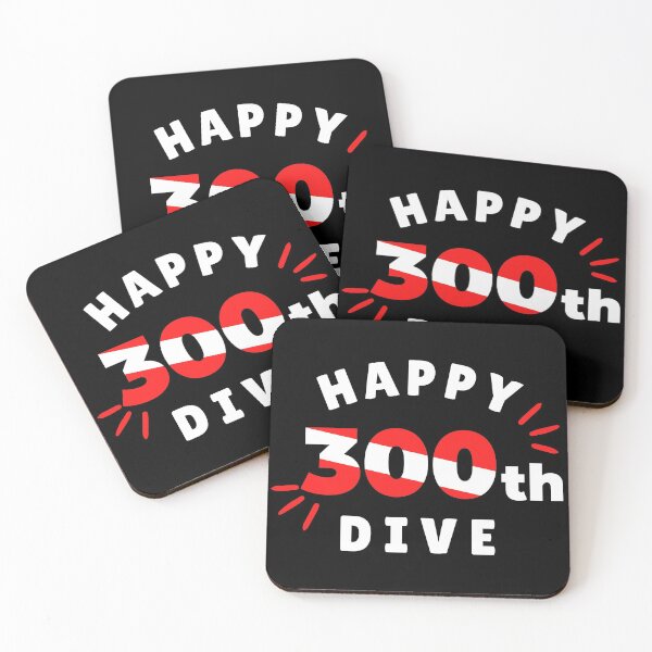 Item preview, Happy 300th Dive designed and sold by StudioAquaLumos.