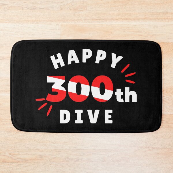 Item preview, Happy 300th Dive designed and sold by StudioAquaLumos.