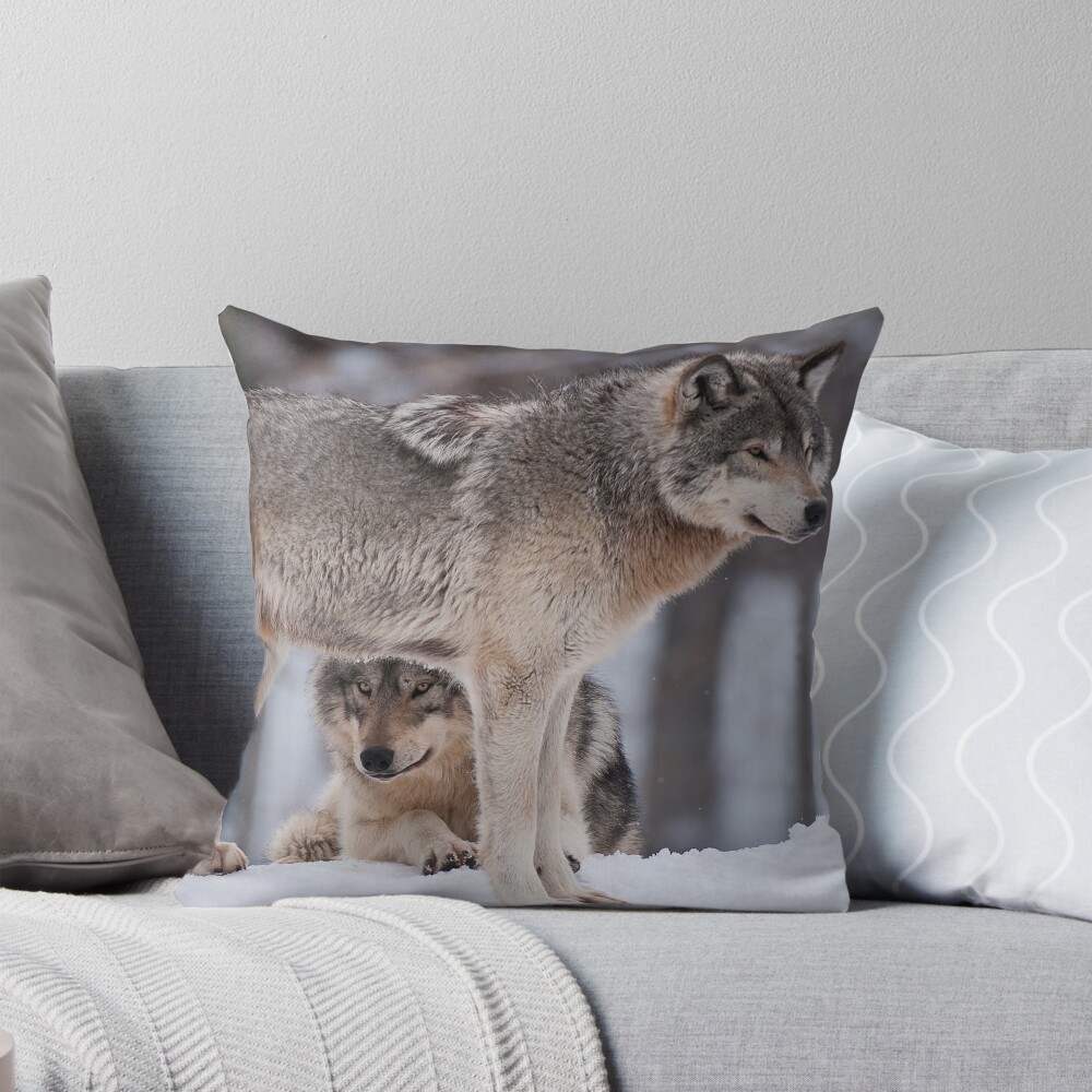 Item preview, Throw Pillow designed and sold by WolvesOnly.