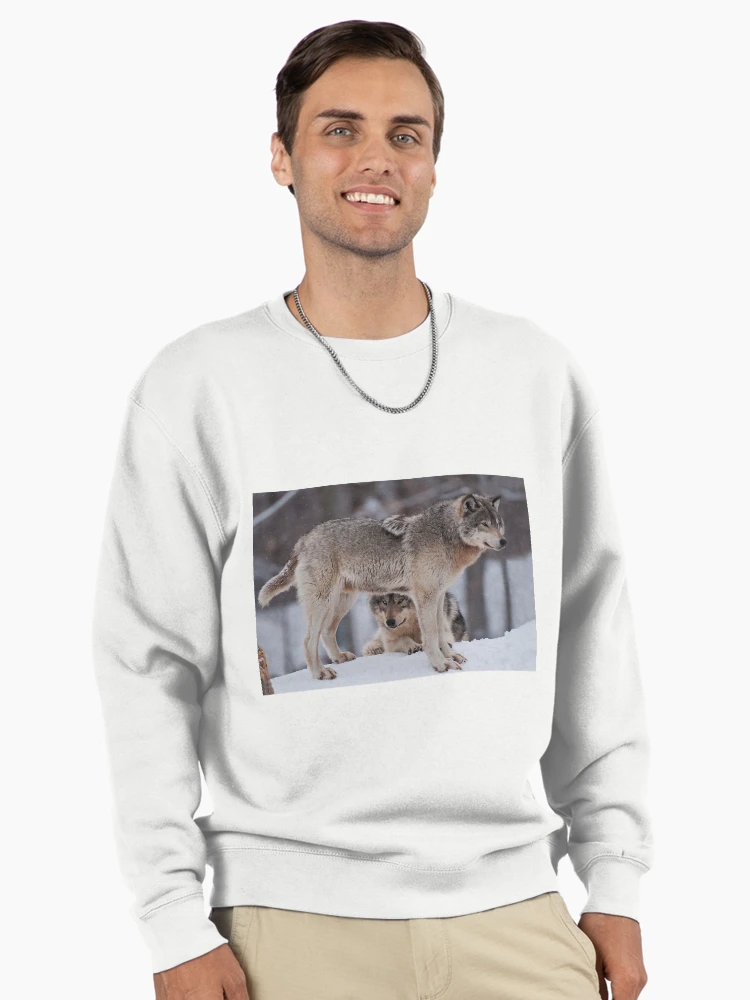 Thumbnail 2 of 6, Pullover Sweatshirt, Timber Wolves designed and sold by WolvesOnly.