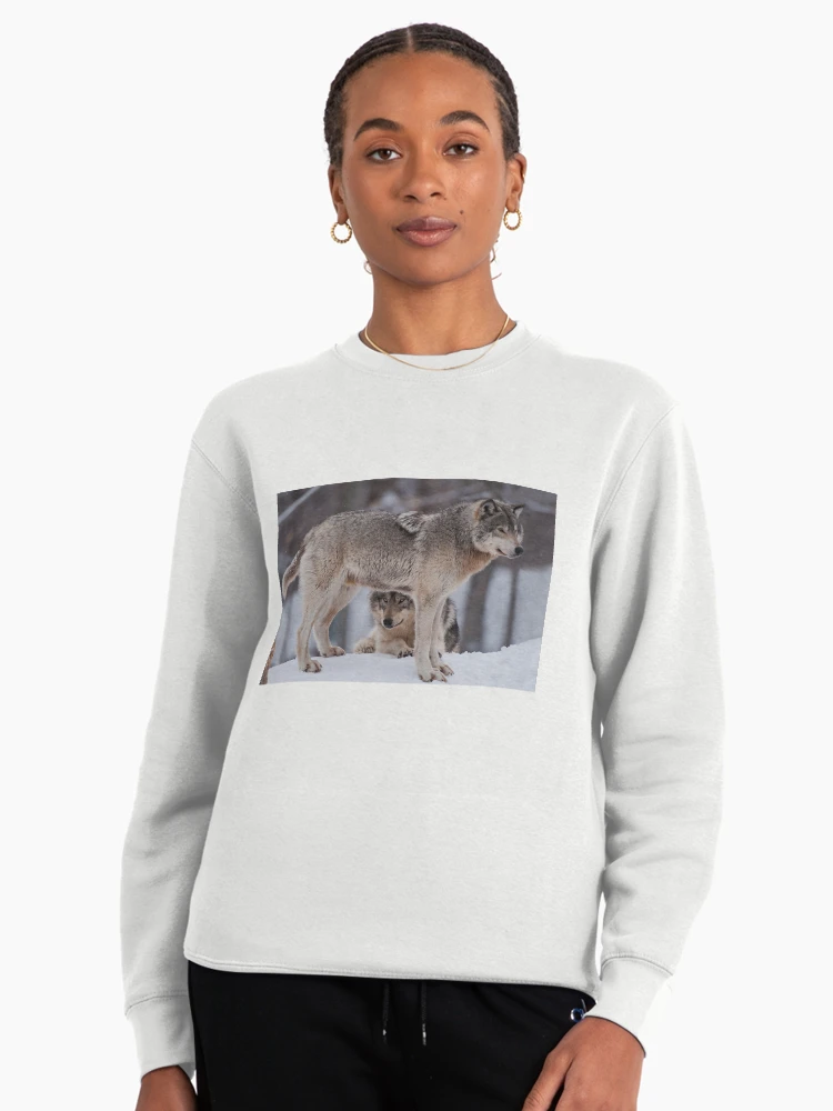 Thumbnail 3 of 6, Pullover Sweatshirt, Timber Wolves designed and sold by WolvesOnly.