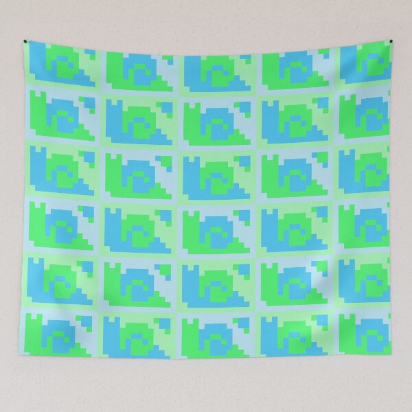 Item preview, Just Very Little Blue and Green Snails designed and sold by rin3d .