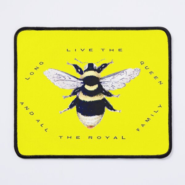 Item preview, Bee Watercolor Long Live the Queen and all the Royal Family designed and sold by MicbellaArt.