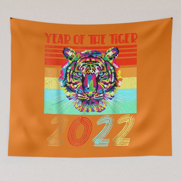 Item preview, Happy New Year 2022 Tee Retro Year Of The Tiger 2022 designed and sold by Christmas222.