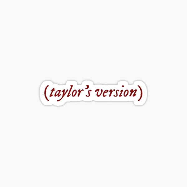 1989 Taylor's Version Sticker – B. Erin Designs