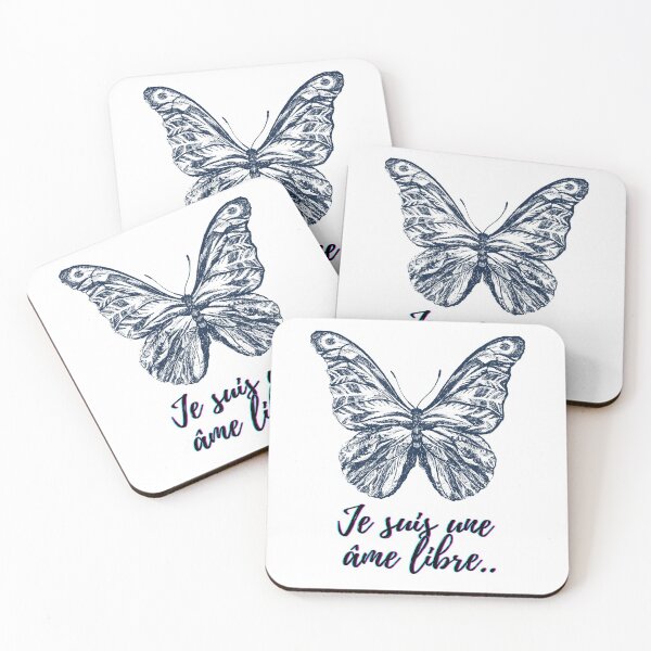 Item preview,  I am a free soul- popular french words quotes theme gifts (dark blue) designed and sold by RebelliousRosee.