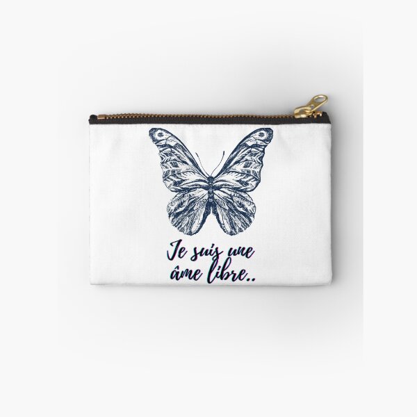 Item preview,  I am a free soul- popular french words quotes theme gifts (dark blue) designed and sold by RebelliousRosee.