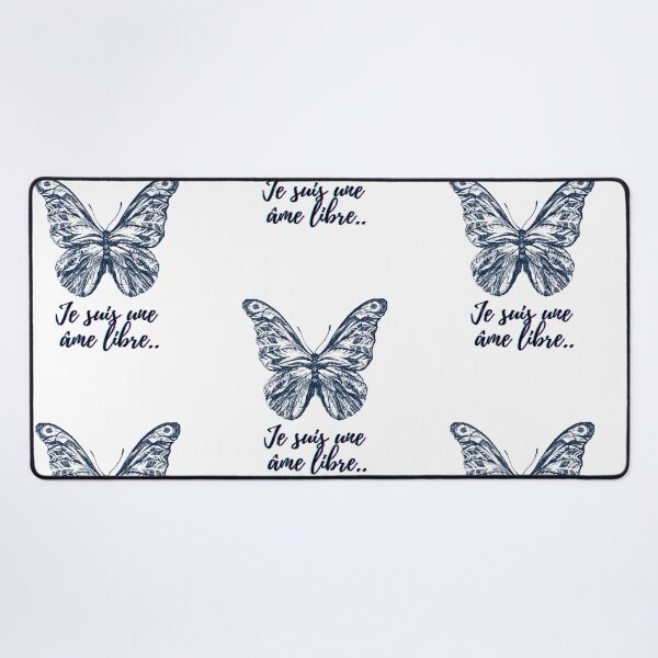 Item preview, I am a free soul- popular french words quotes theme gifts (dark blue) designed and sold by RebelliousRosee.