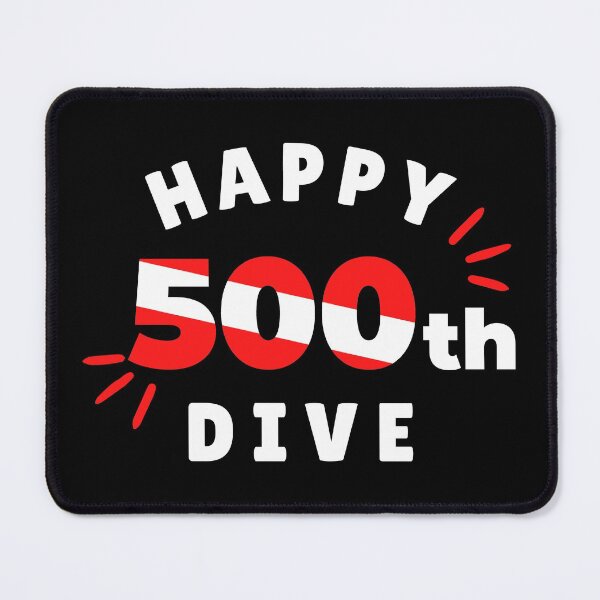 Item preview, Happy 500th Dive designed and sold by StudioAquaLumos.