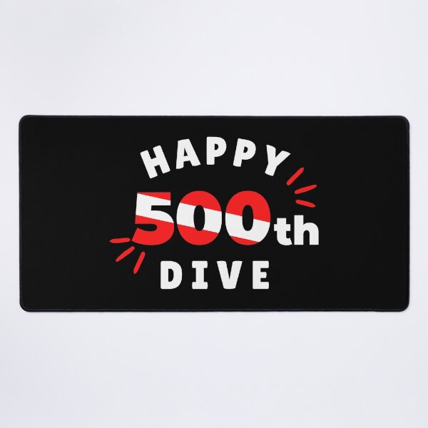 Item preview, Happy 500th Dive designed and sold by StudioAquaLumos.